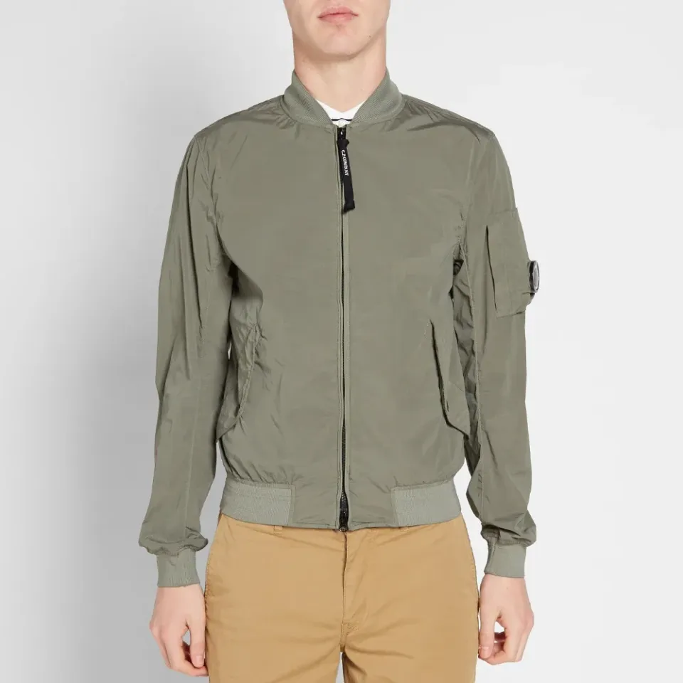 Nycra Stretch Arm Lens Bomber Jacket