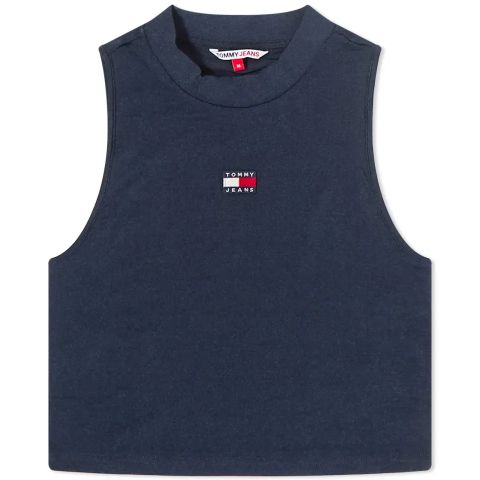 Xs Badge High Neck Tank Top