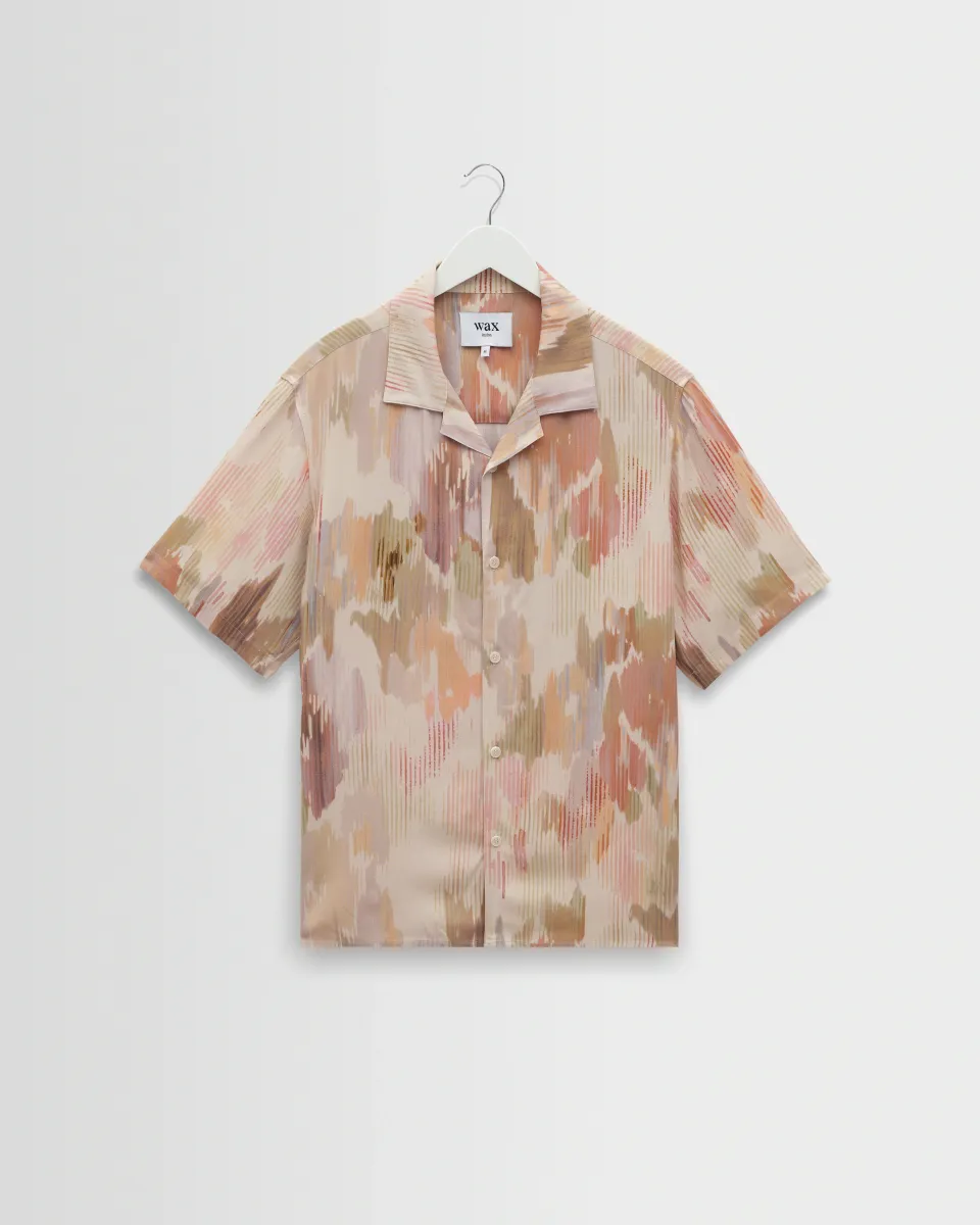 Didcot - Pastel and Multicolour Floral Short-Sleeve Shirt