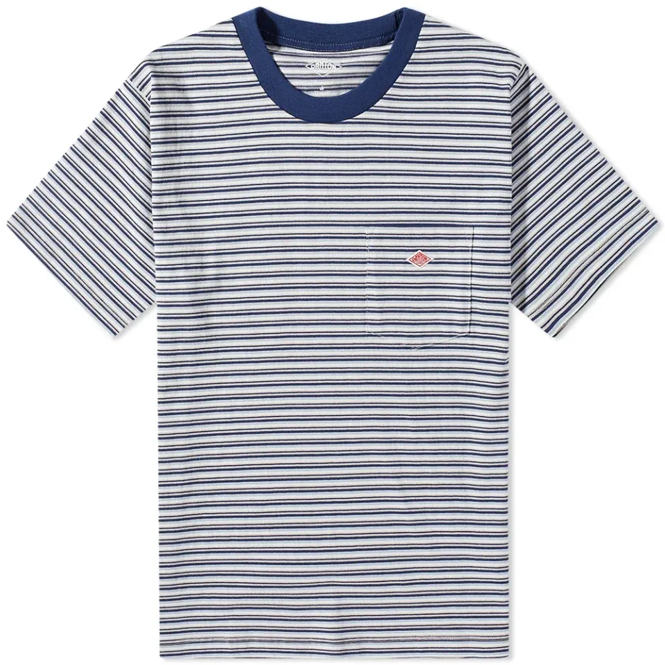 Stripe Crew Pocket T-Shirt