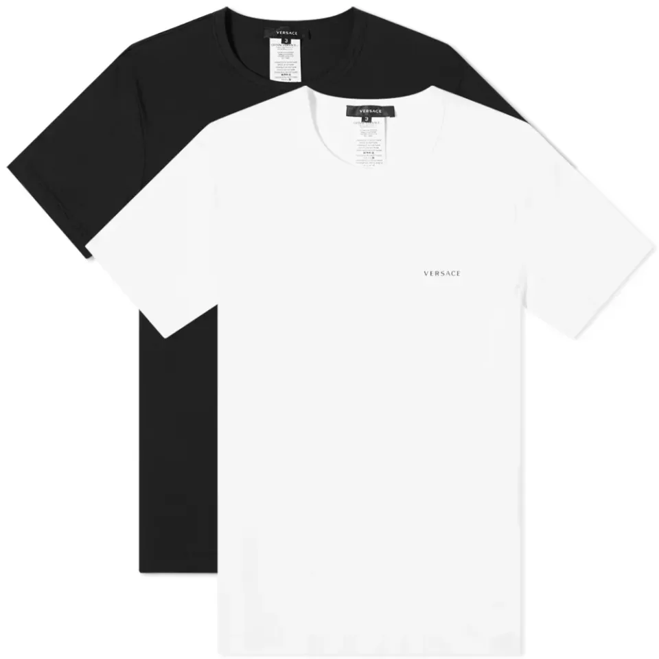 Stretch Cotton Logo T-Shirt - 2 Pack