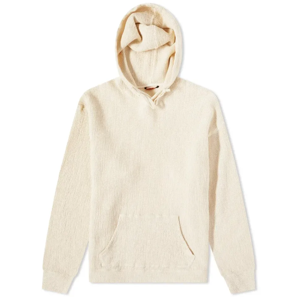 Waffle Knit Popover Hoodie