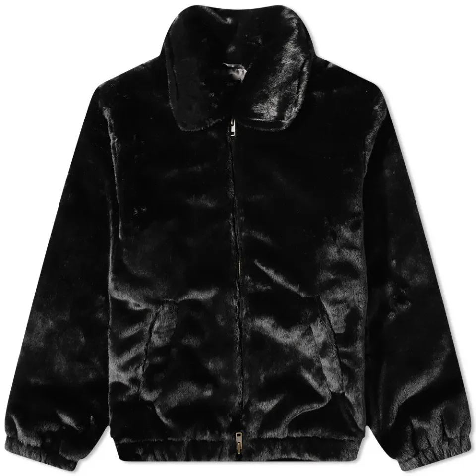 Faux Fur Coach Jacket