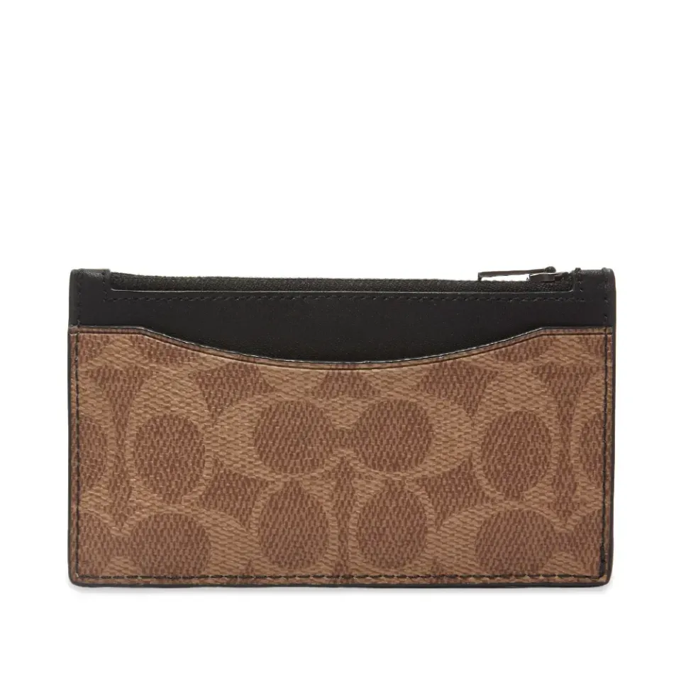 Signature Zip Card Case