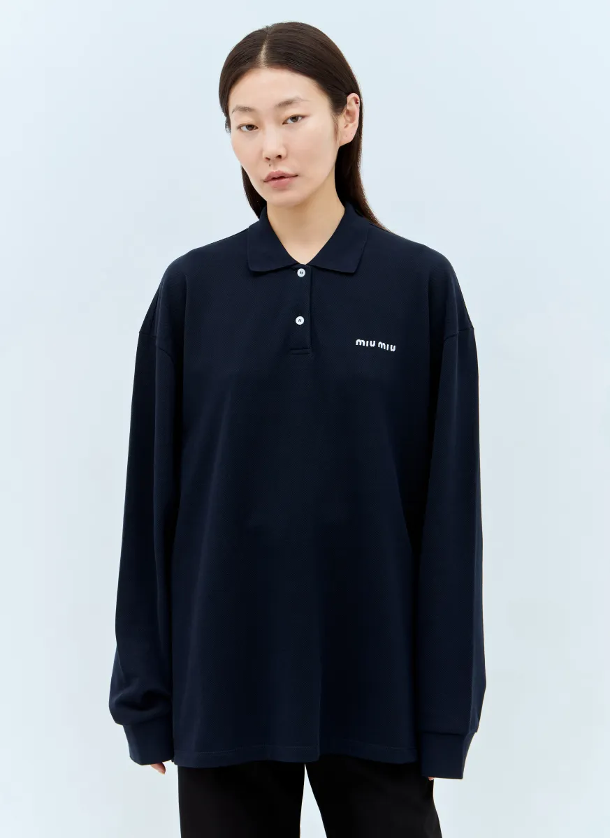 Logo Embroidery Polo Top