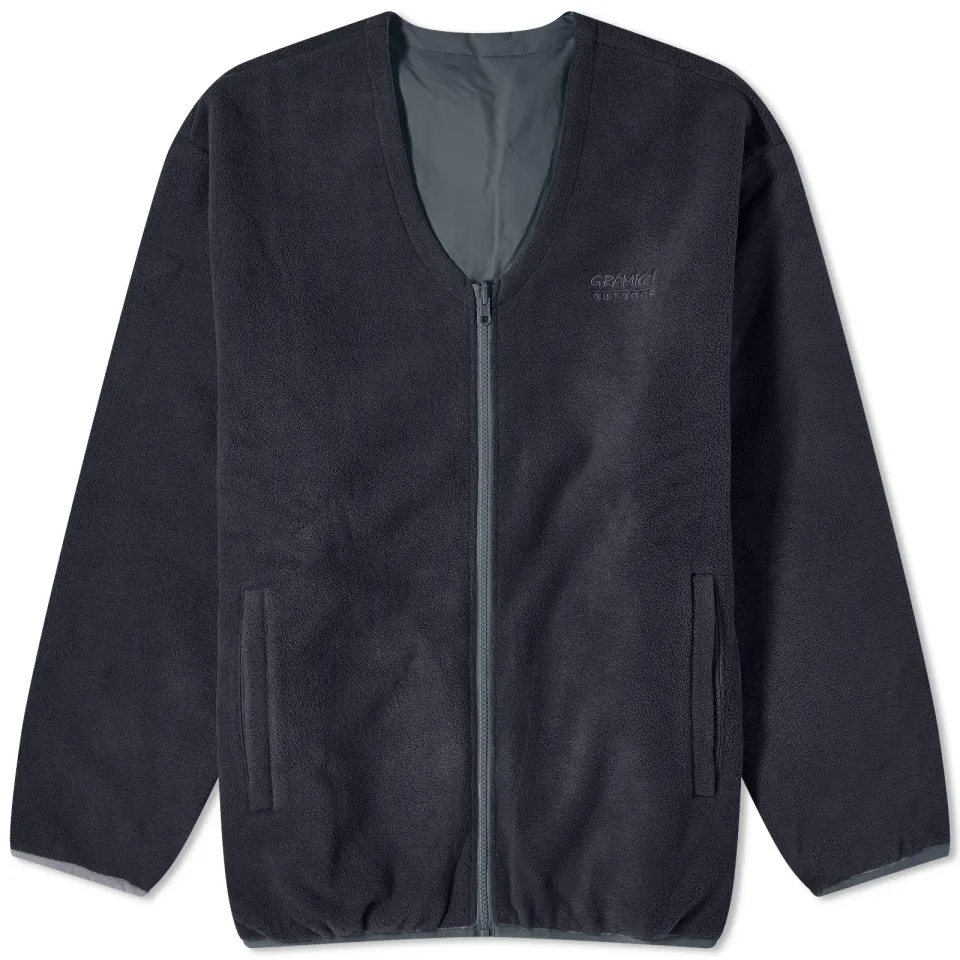 Reversible Fleece Cardigan