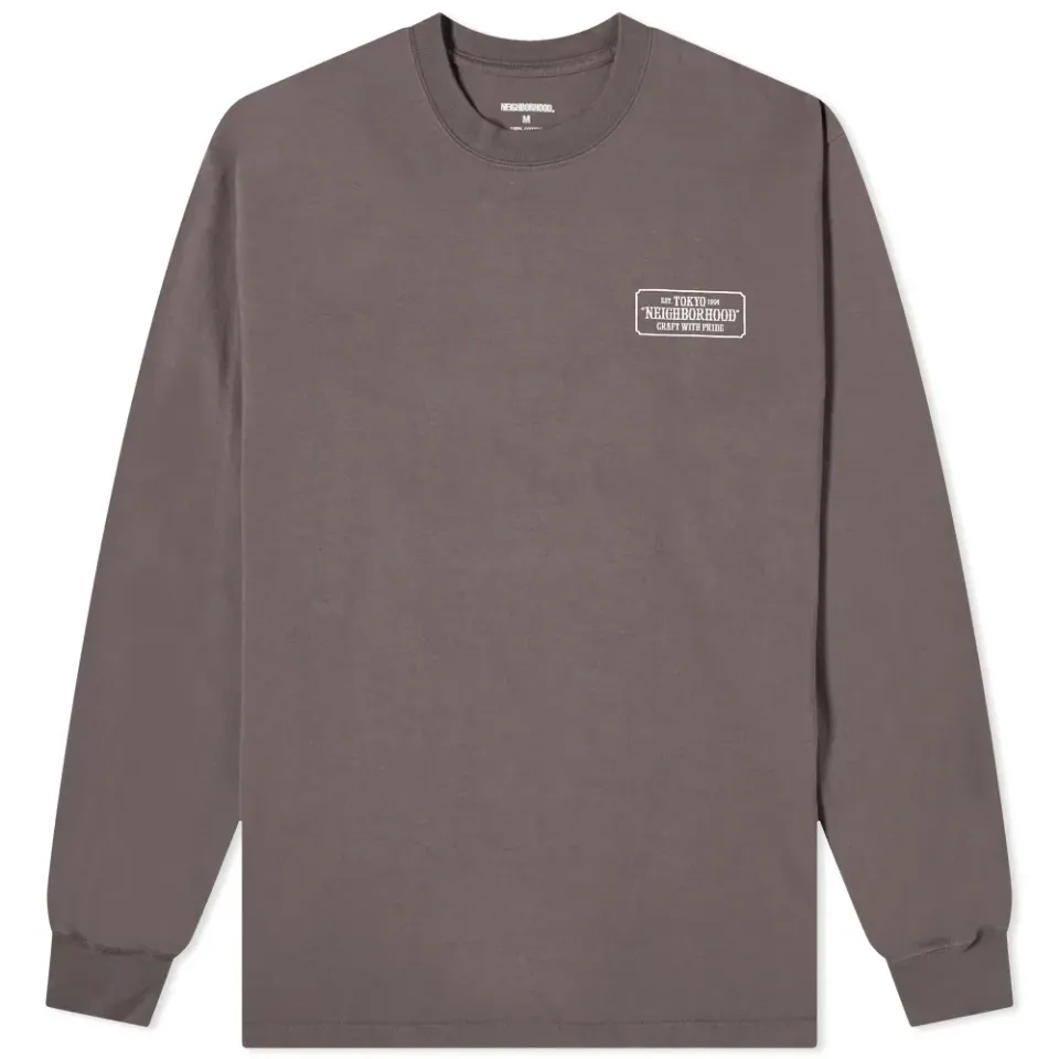 Long Sleeve Bar & Shield T-Shirt