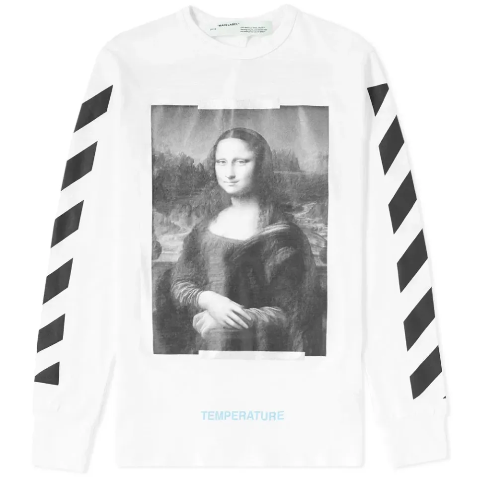 Long Sleeve Diagonal Monalisa Tee