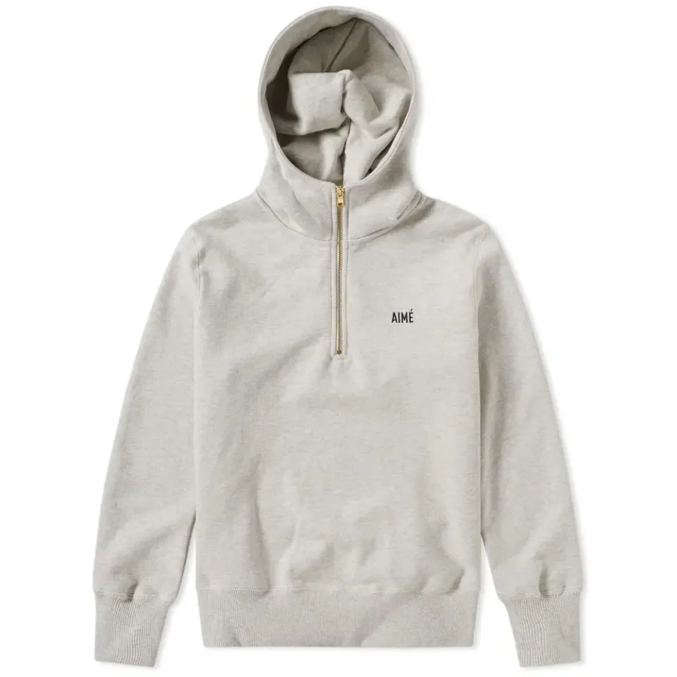 Quarter Zip Hooded Sweat