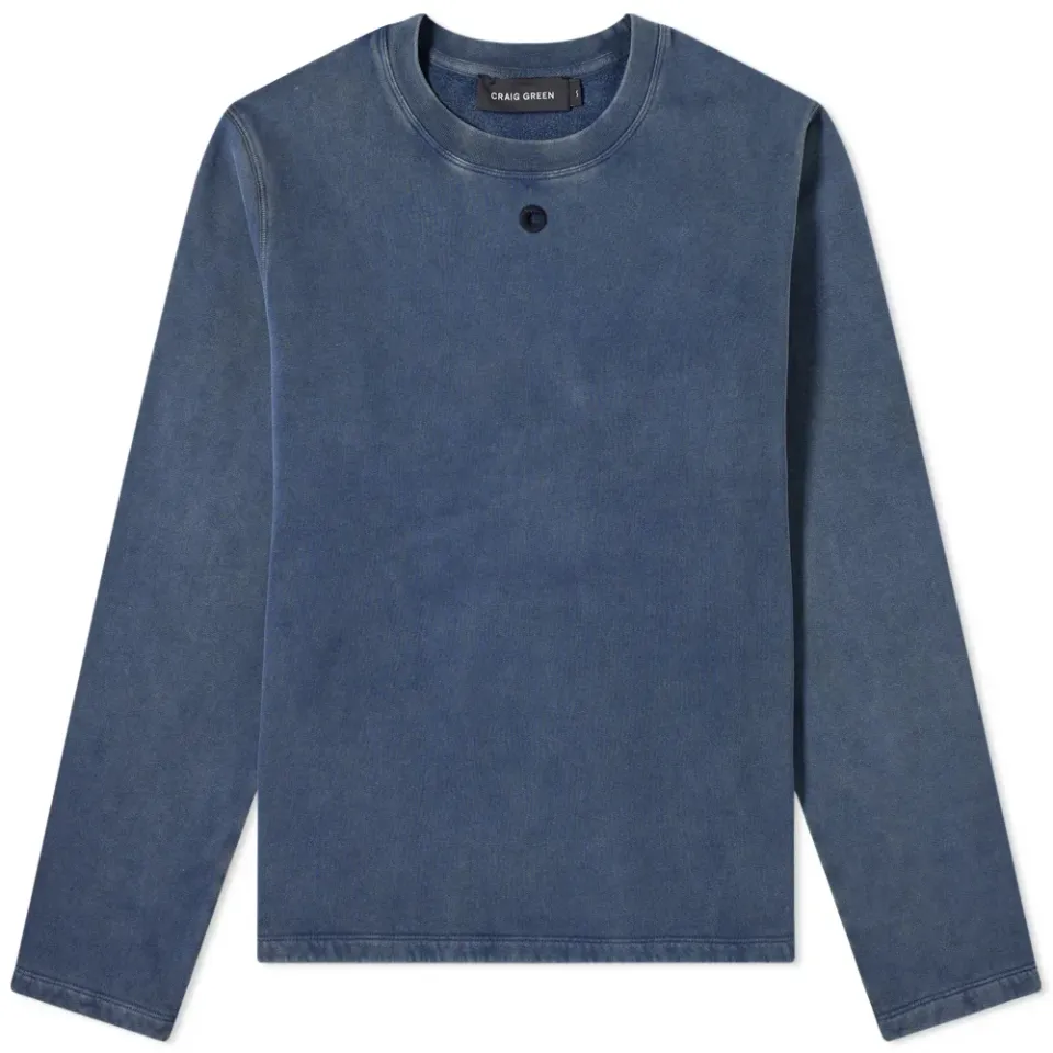 Embroidered Hole Sweat