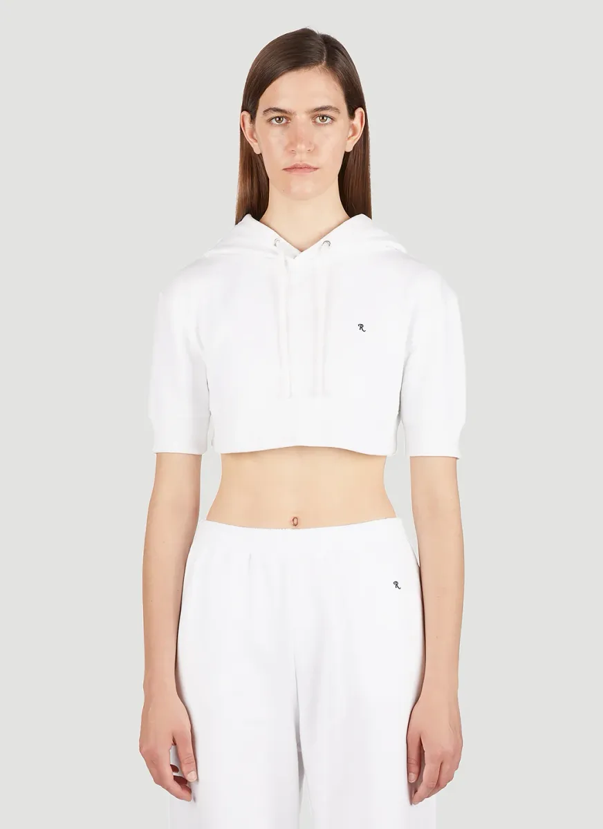 Cropped Hooded Sweatshirt