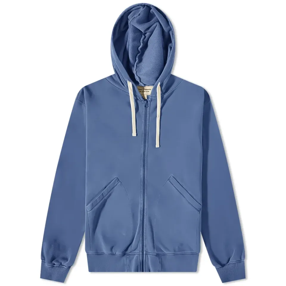Embroidered Arrow Zip Hoodie