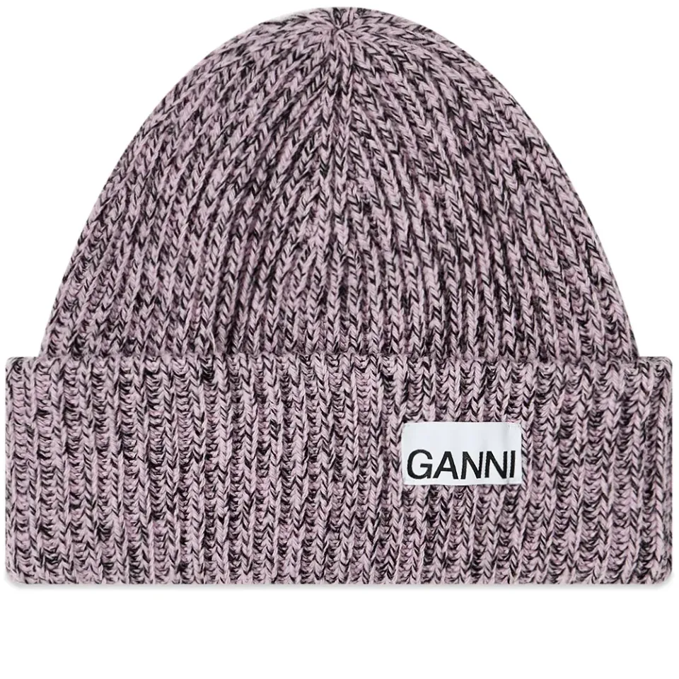Structured Rib Logo Beanie