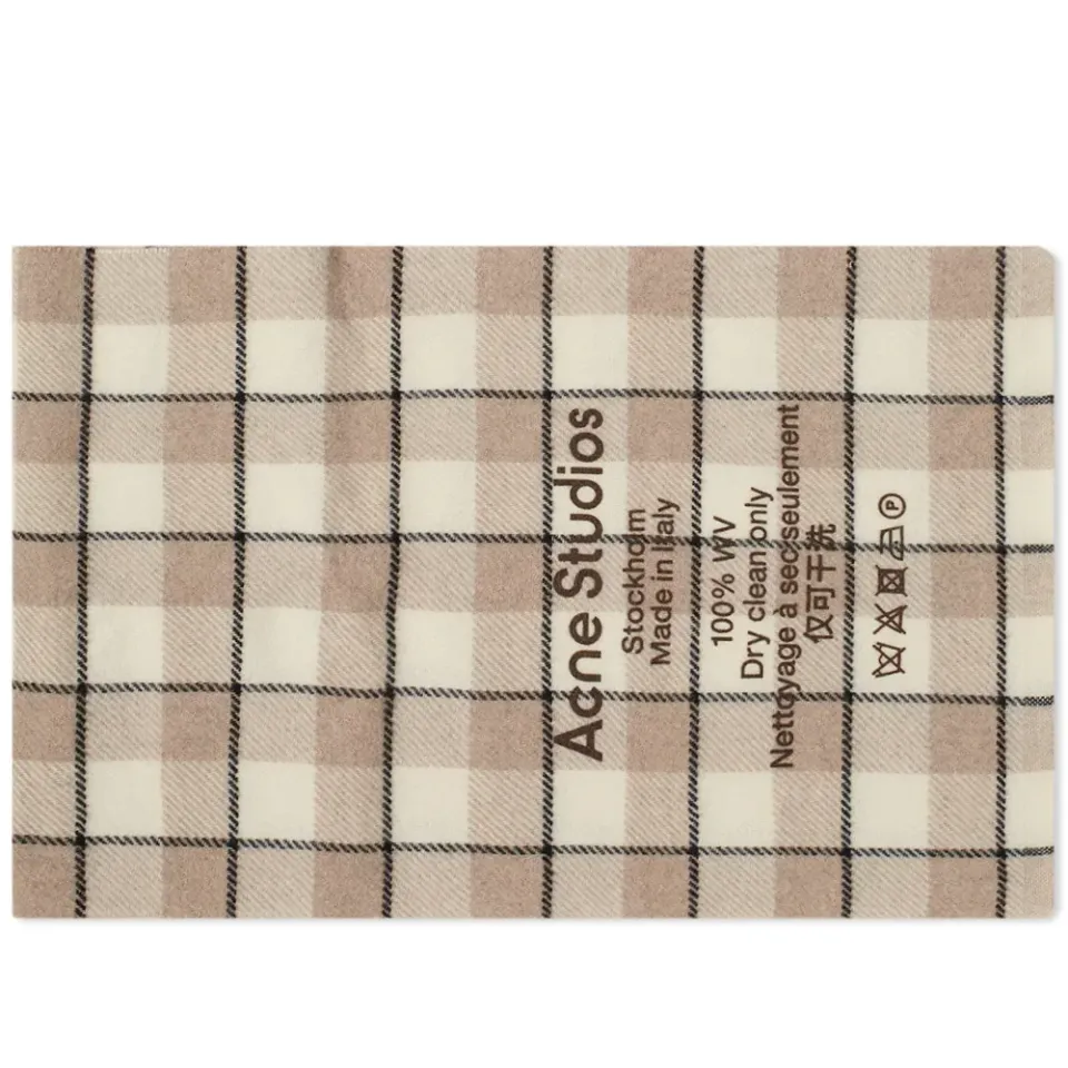 Cassiar Check Narrow New Scarf