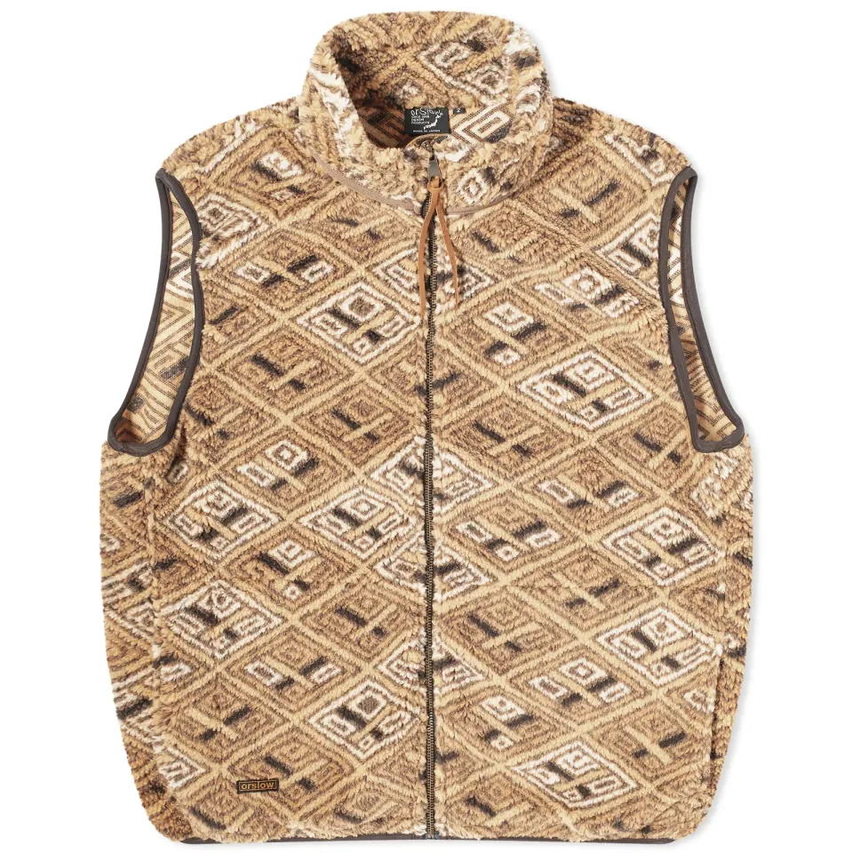 Americal Boa Fleece Gilet