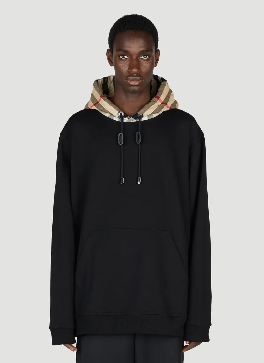 Check Hooded Sweatshirt