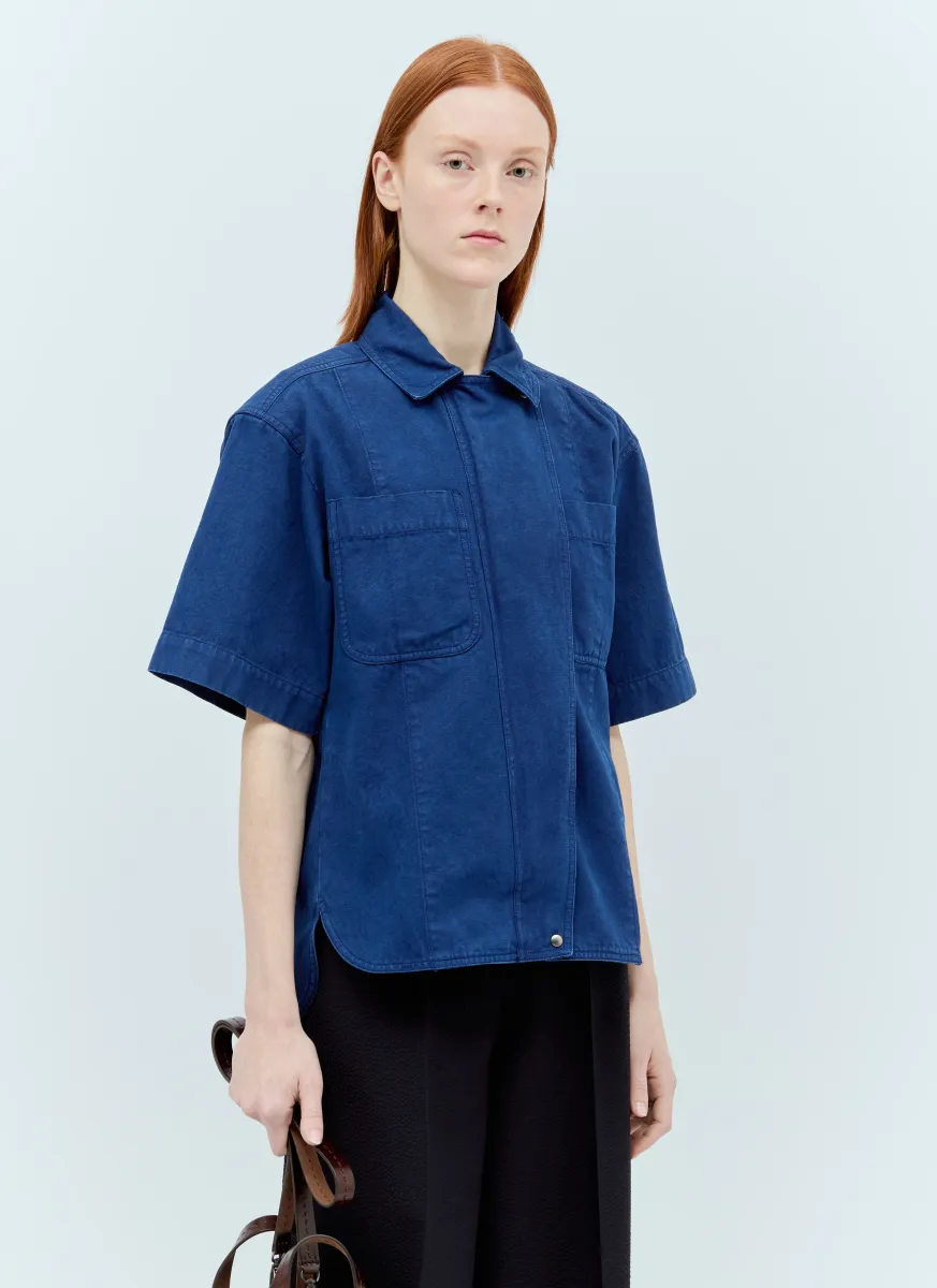 Canvas Short-Sleeve Shirt