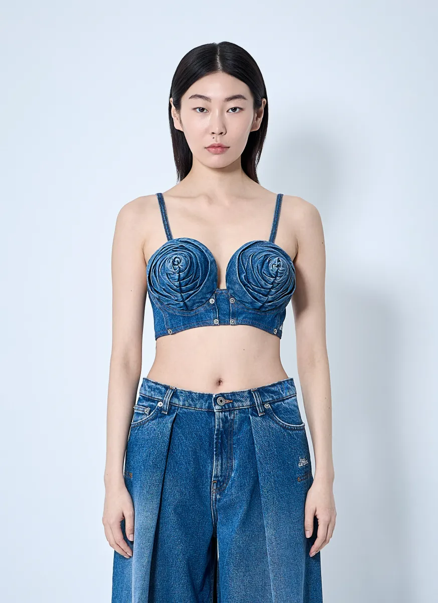 Denim Bra