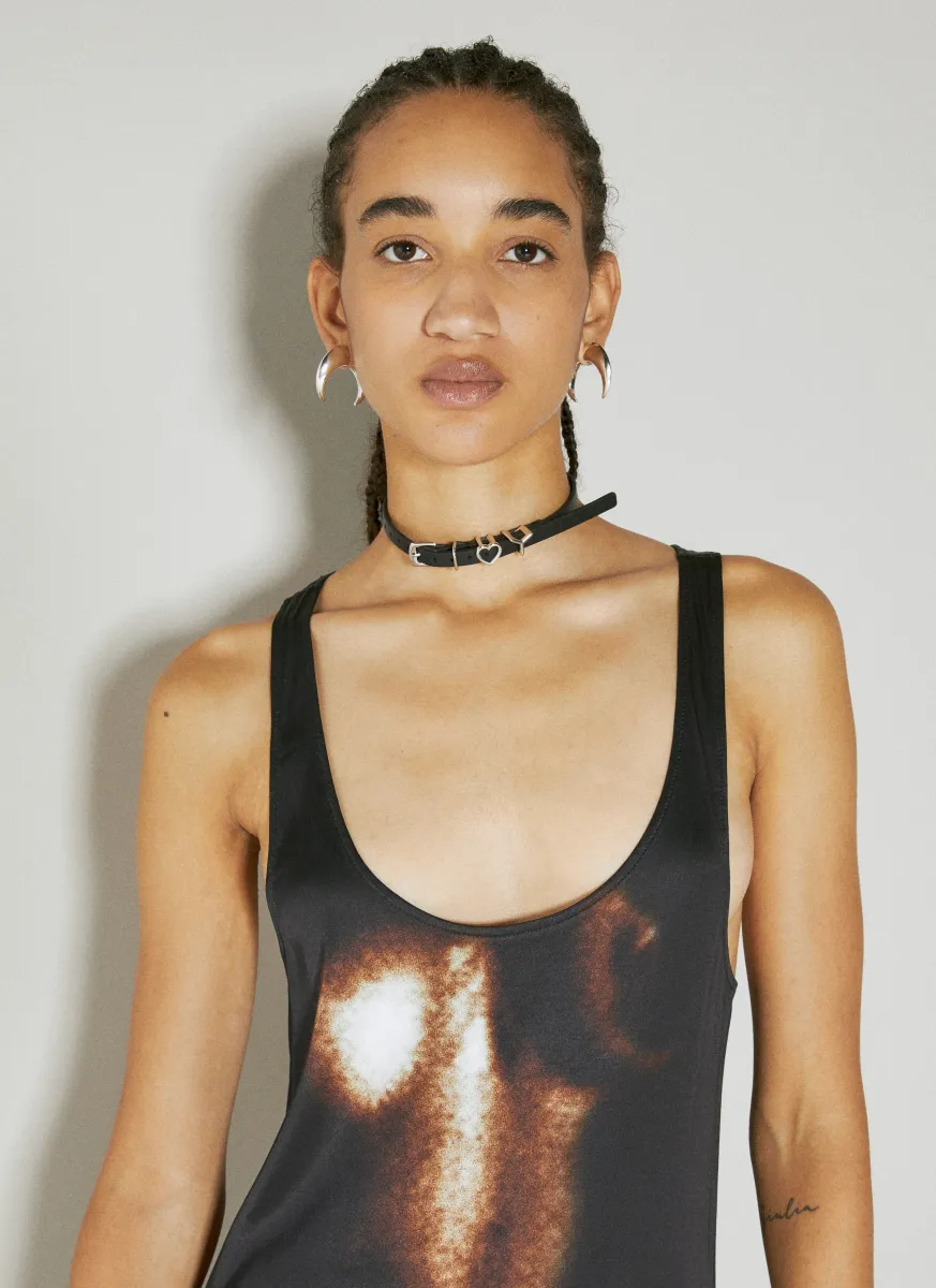 Heart Belt Leather Choker