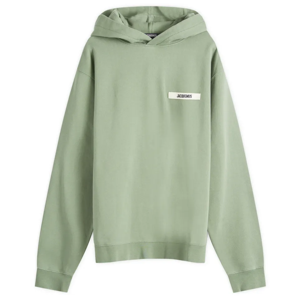 Gros Grain Logo Hoodie