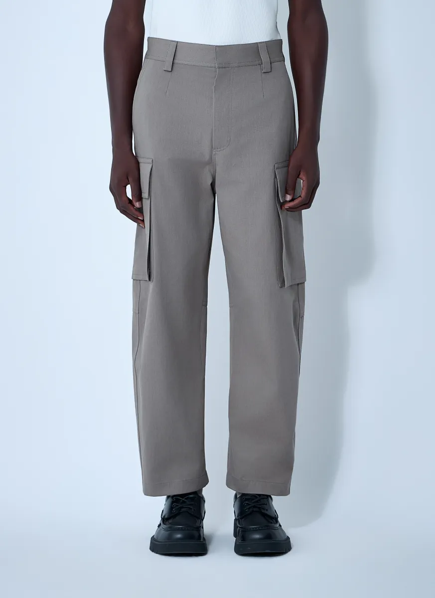 Cotton Twill Cargo Pants