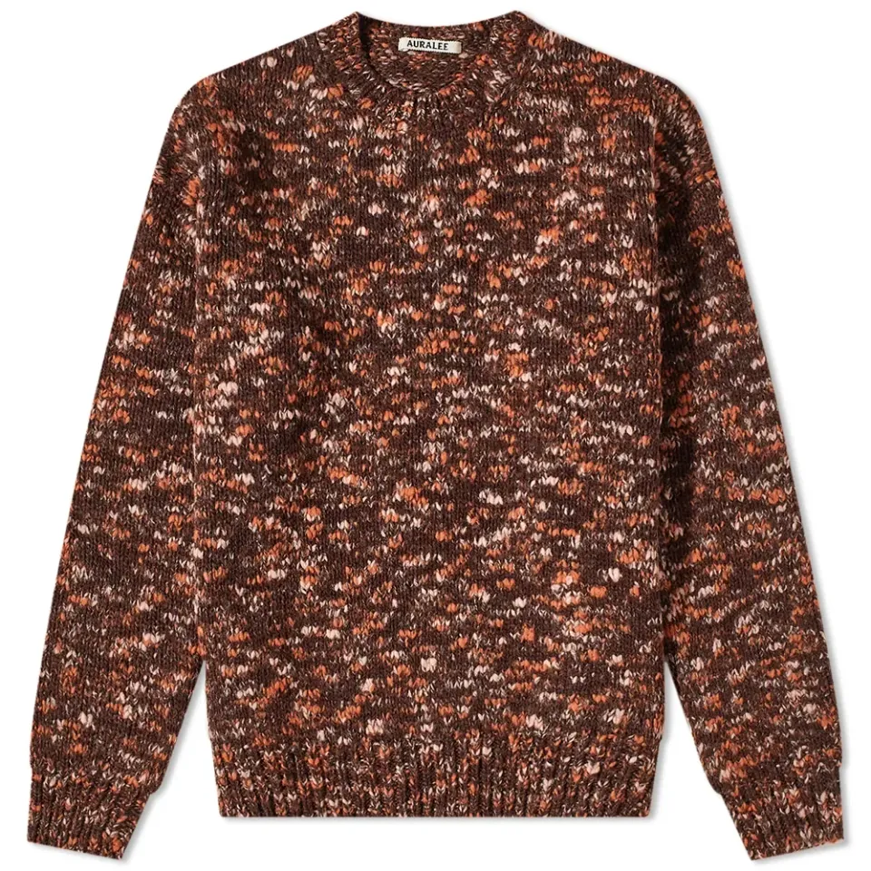Marl Yarn Crew Knit