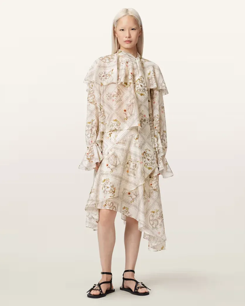 Heba Relaxed Fit Floral Organza Blouse