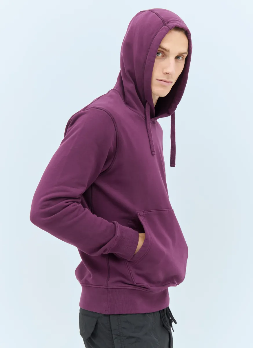 Logo Patch Hooded Sweatshirt