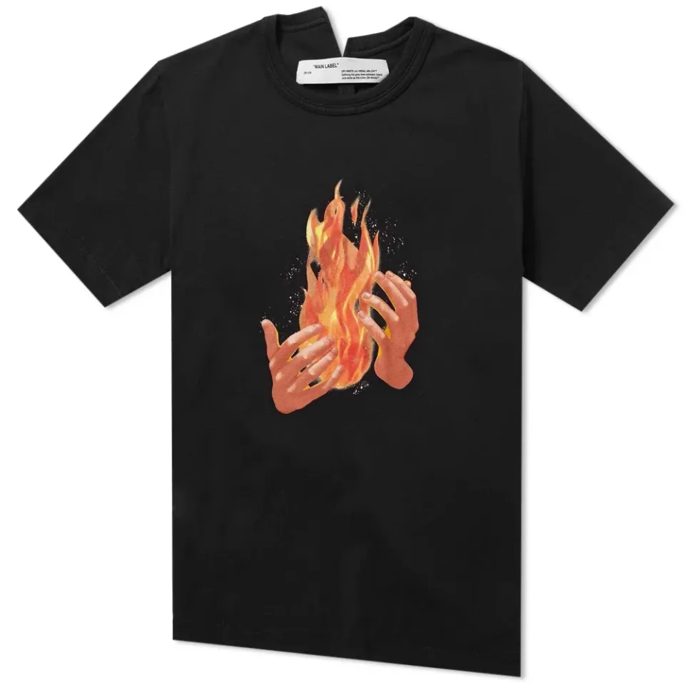 Diagonal Fire Spliced Tee