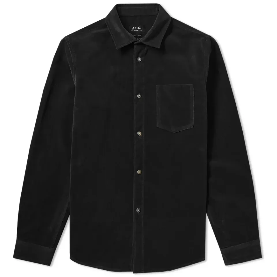 A.P.C. John Velour Shirt