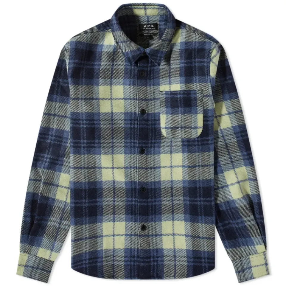 A.P.C. Trek Plaid Overshirt