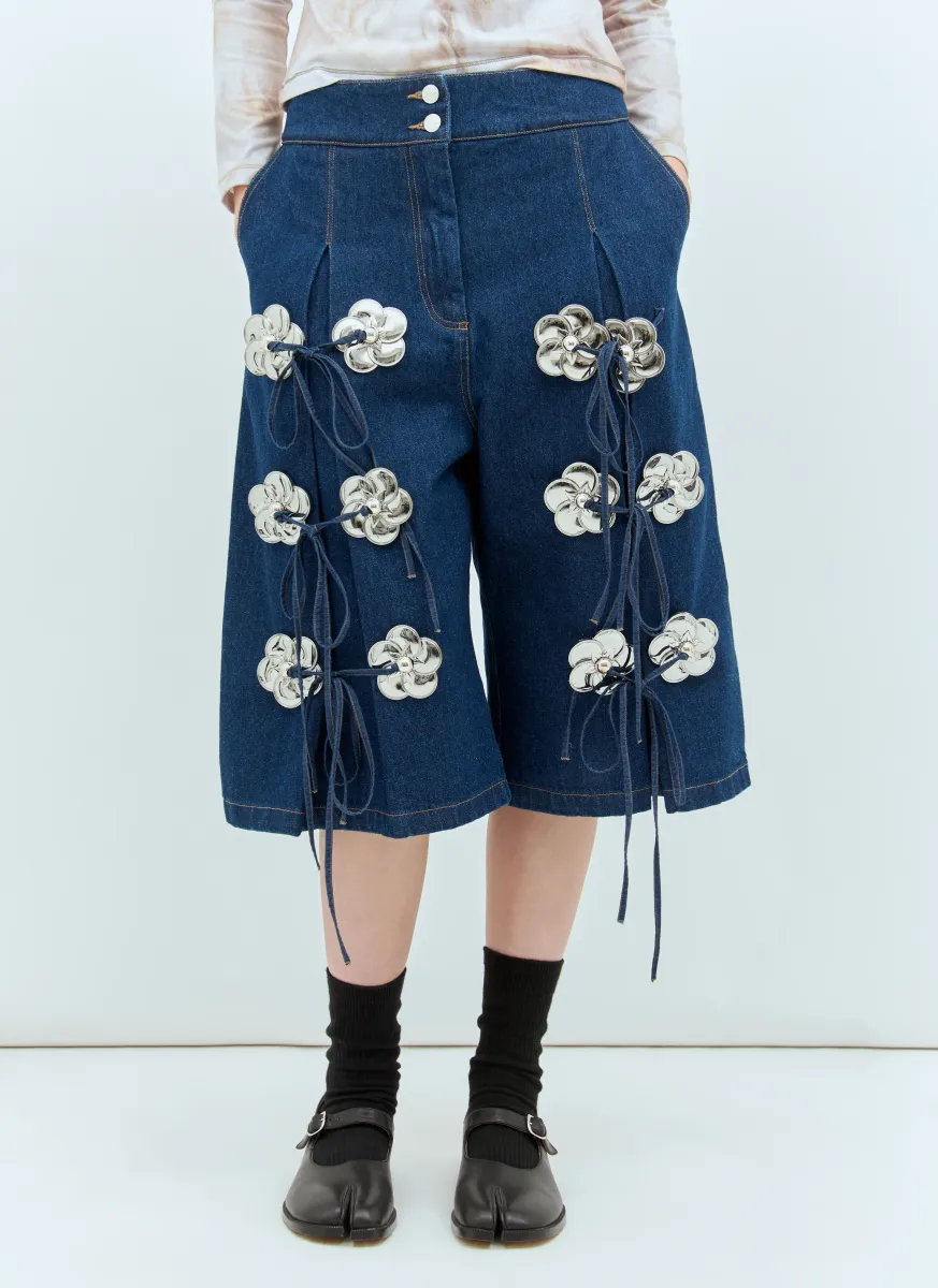 Tassel Denim Shorts