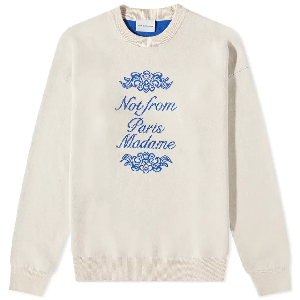 Drôle de Monsieur Not From Paris Madame Ornament Crew Sweat