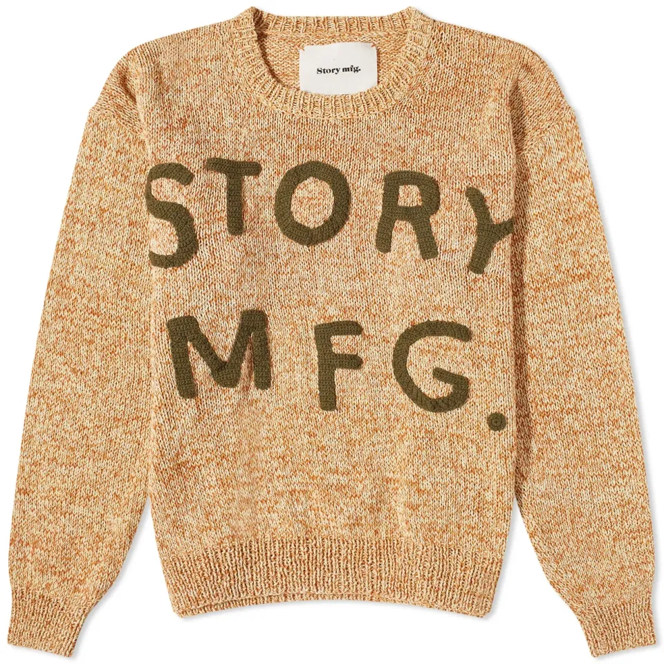 Story mfg. Spinning Crewneck Knit