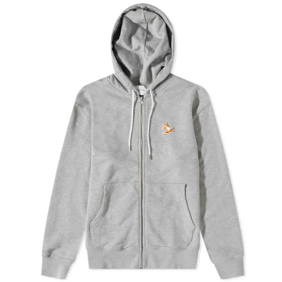 Maison Kitsuné Chillax Fox Patch Zipped Hoody