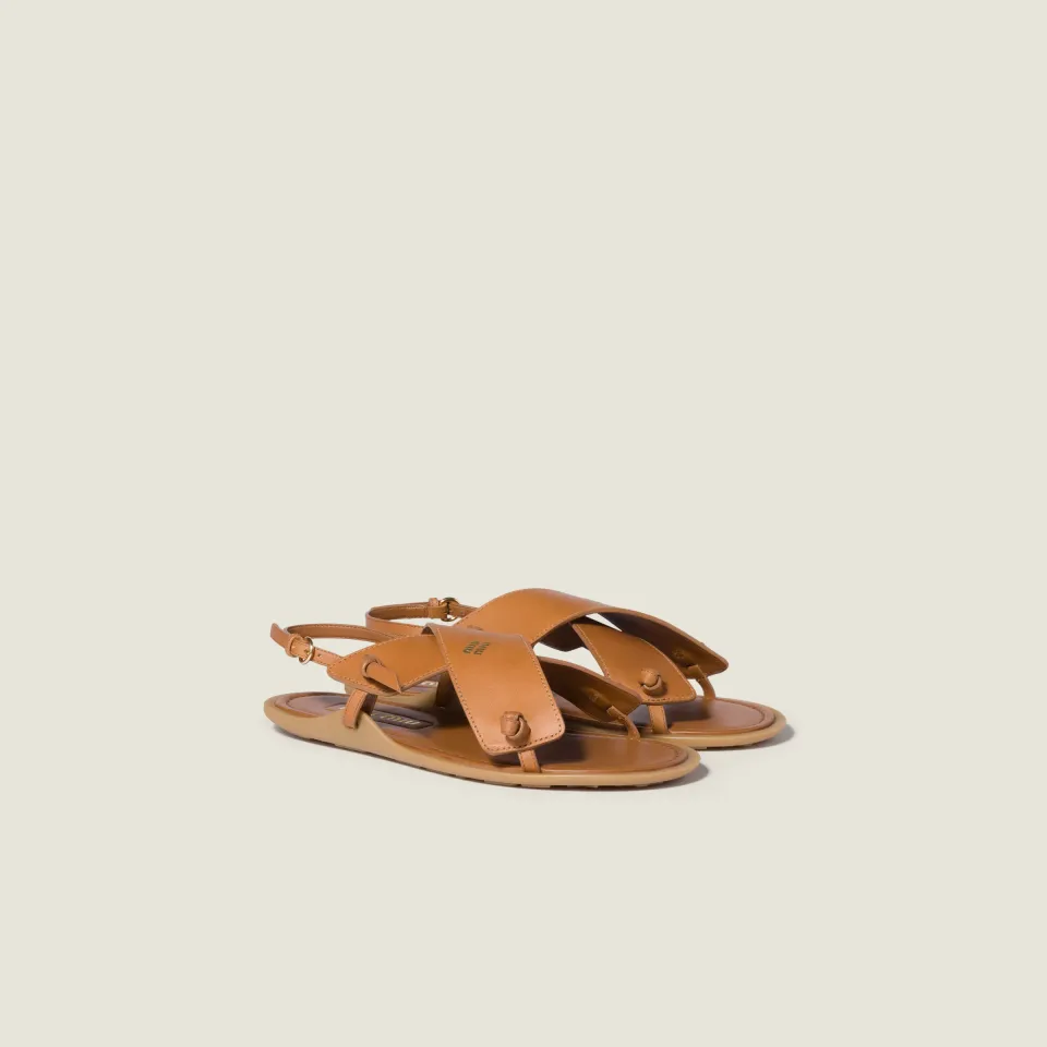 Leather sandals
