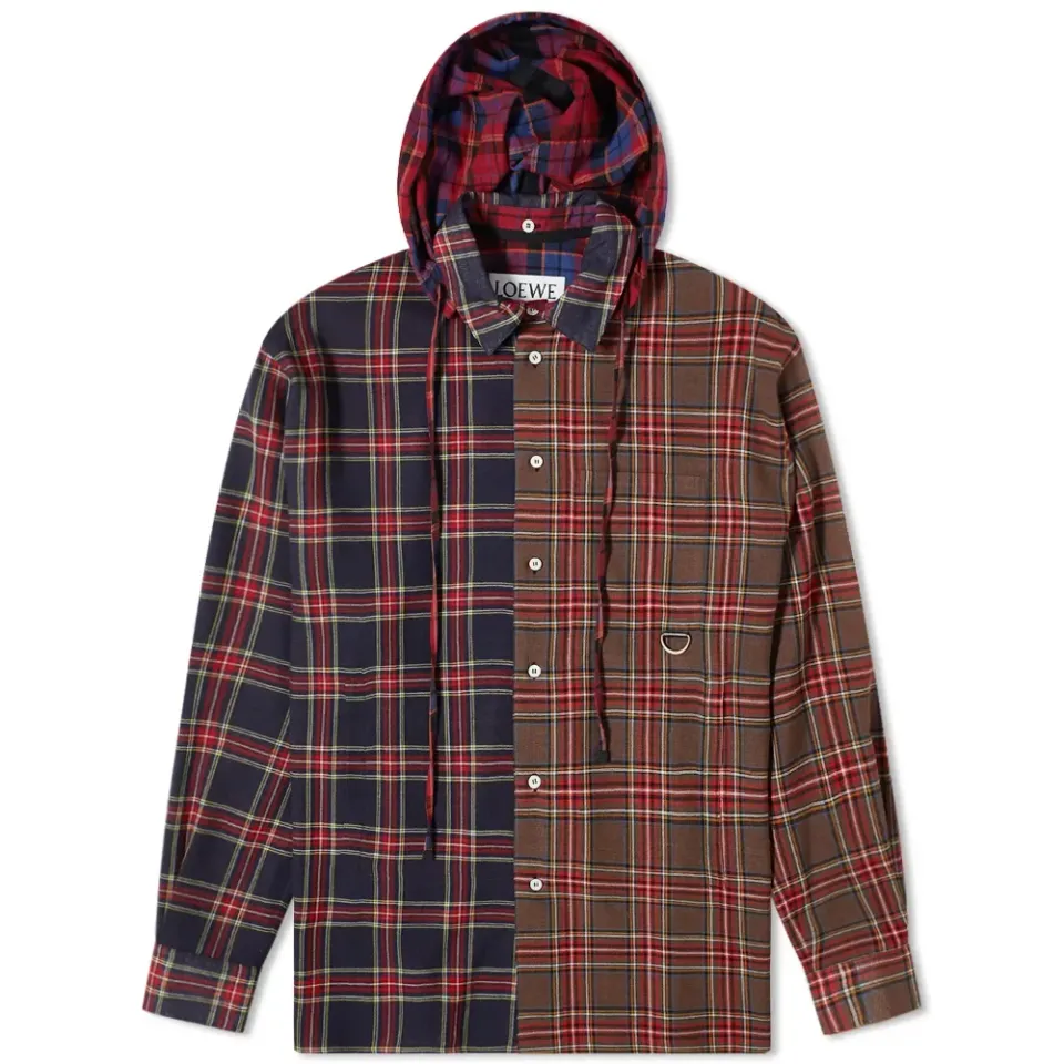 Hooded Check Shirt