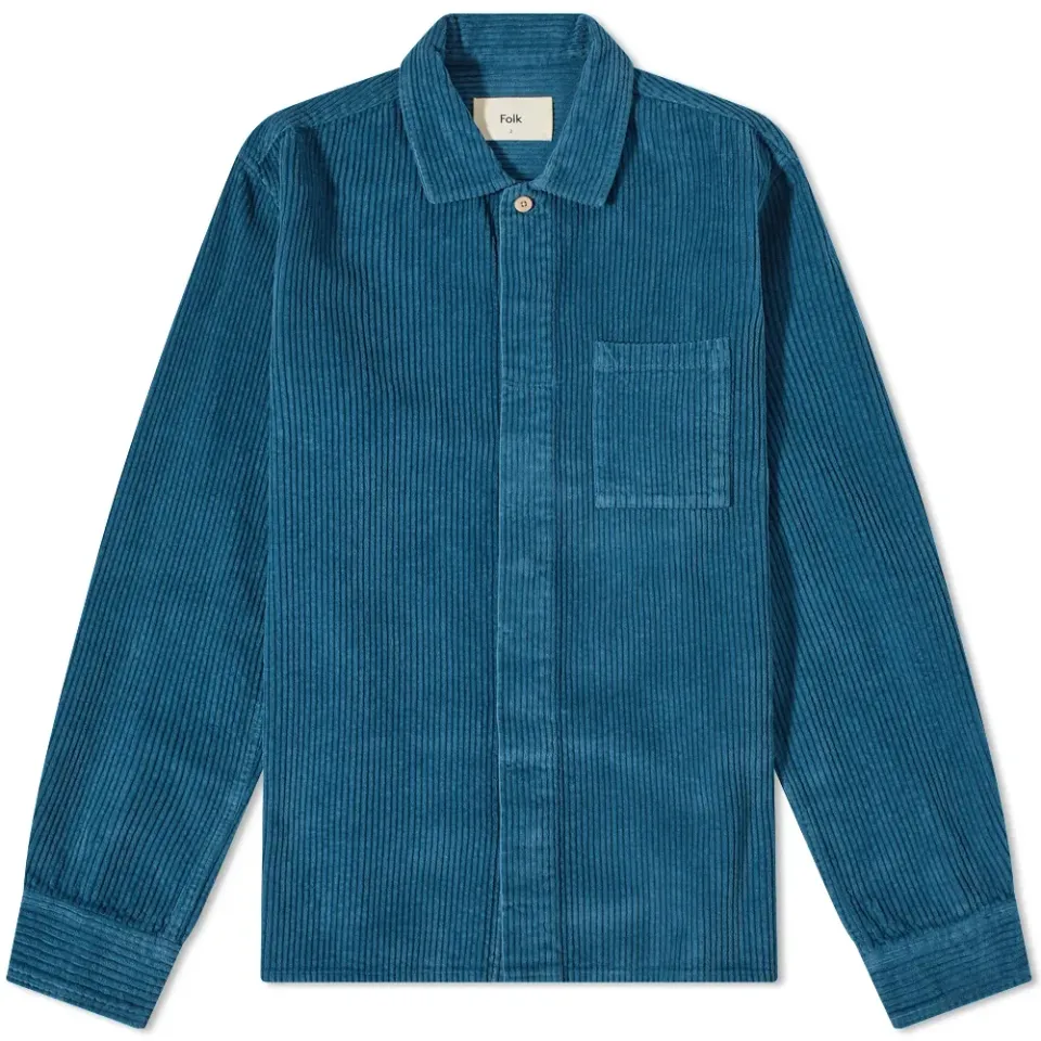 Heavy Cord Patch Shirt