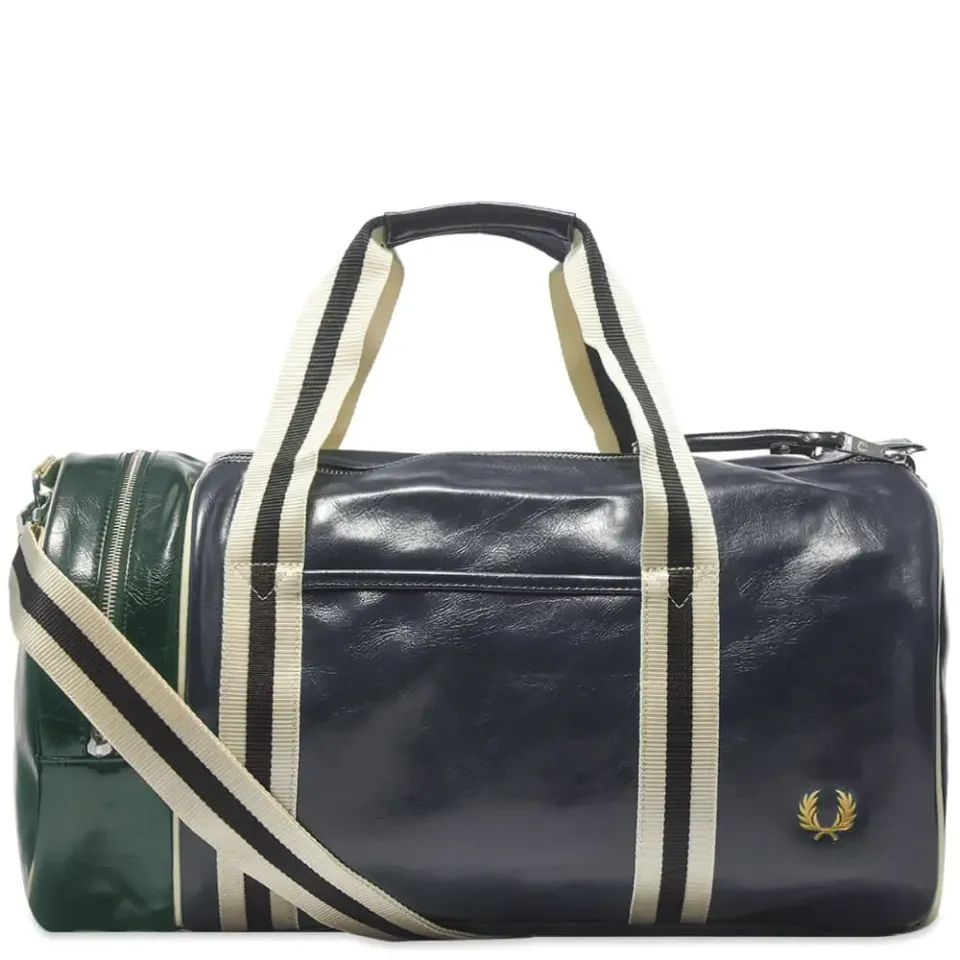 Colour Block Classic Barrel Bag