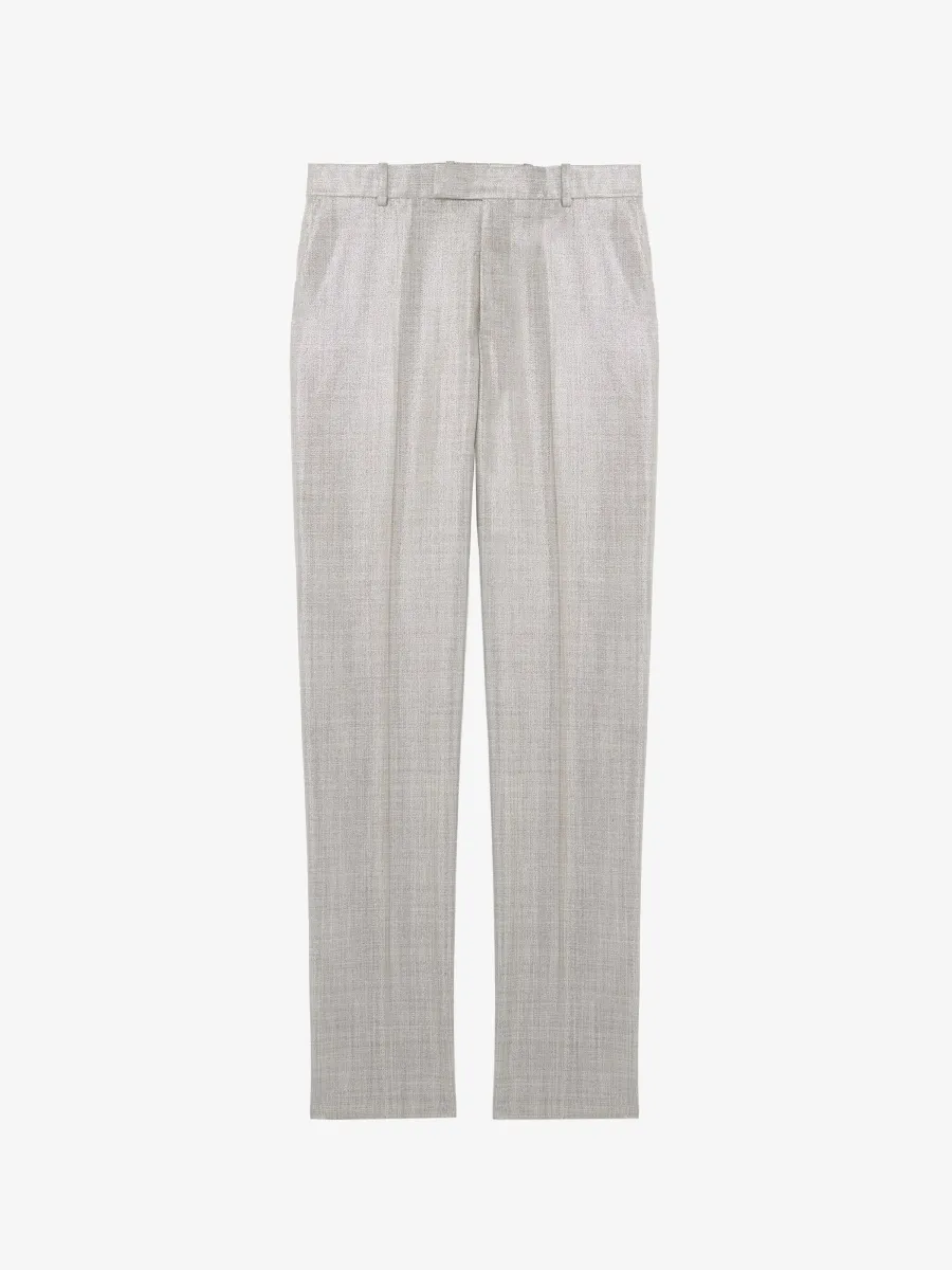Metallic Tailored Trousers