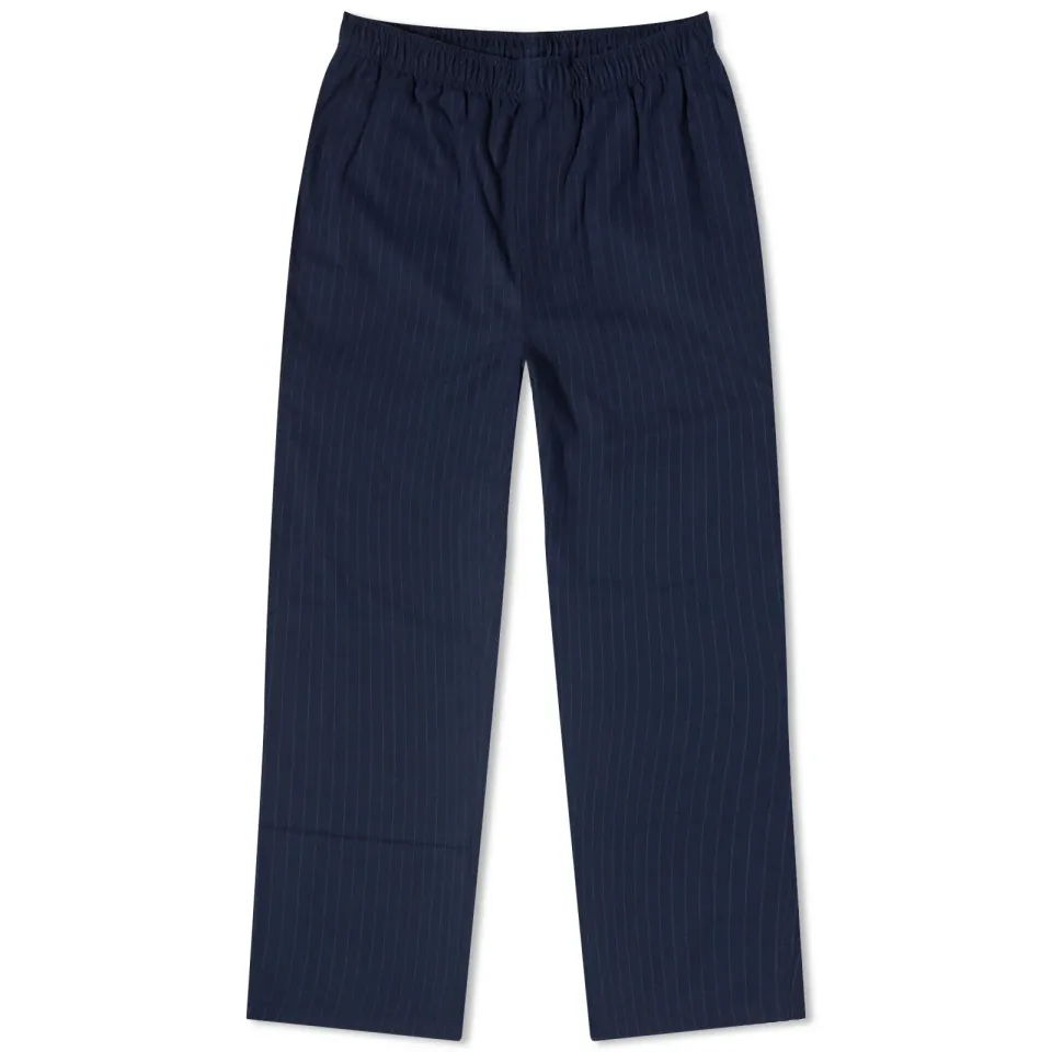 Wool Stripe Beach Pant