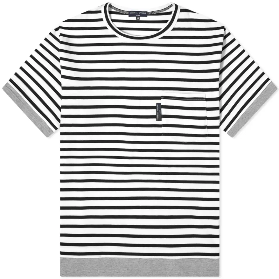 Comme Des Garcons Homme Stripe T-Shirt