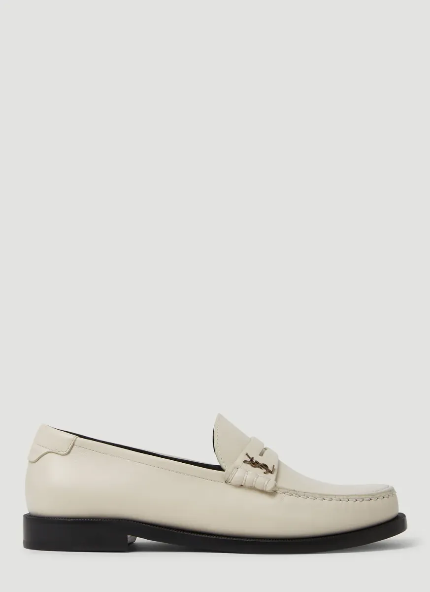 Monogram Plaque Loafers