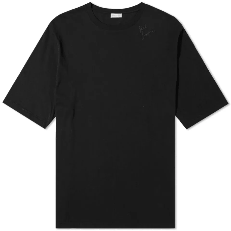 Embroidered Logo Signature Tee