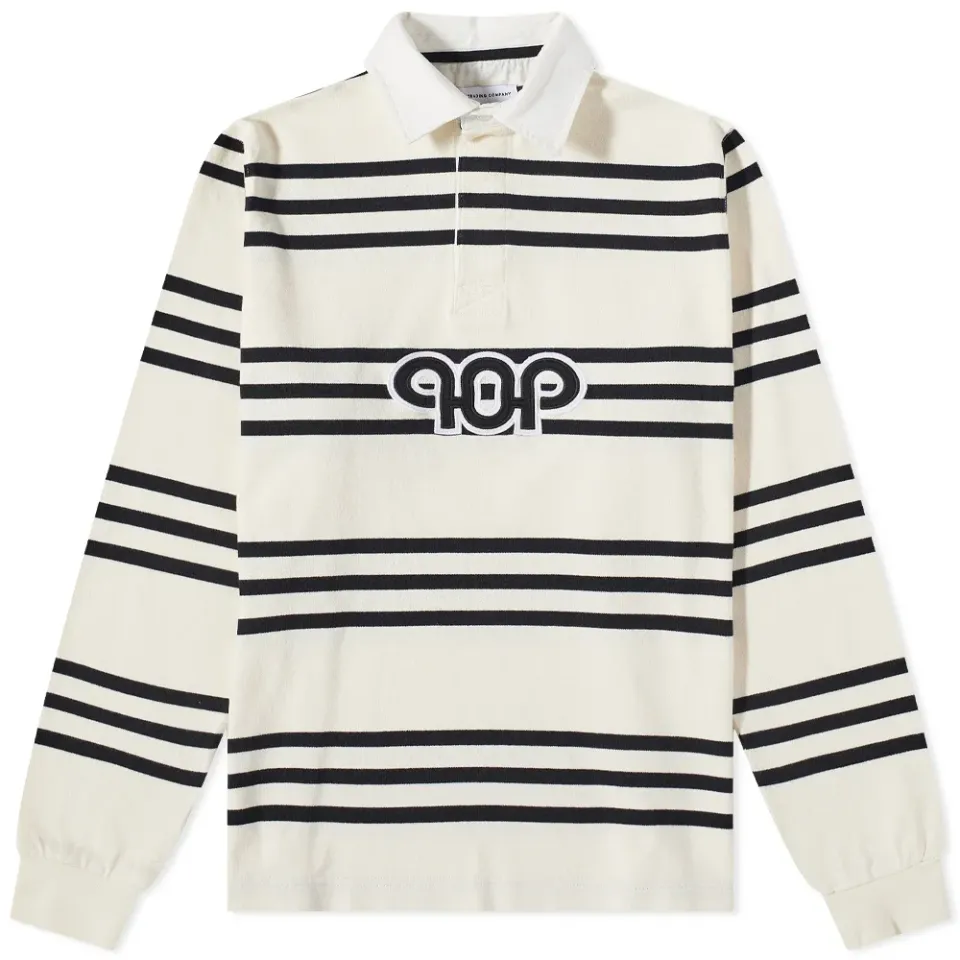 Logo Striped Rugby Shirt