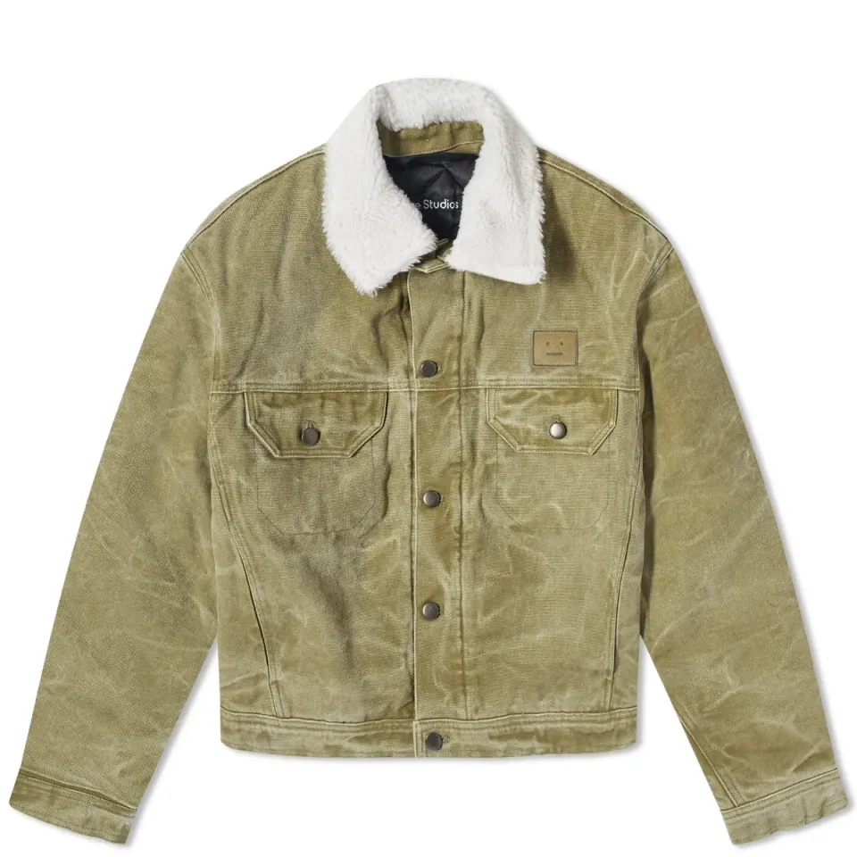 Orsan Padded Canvas Face Jacket