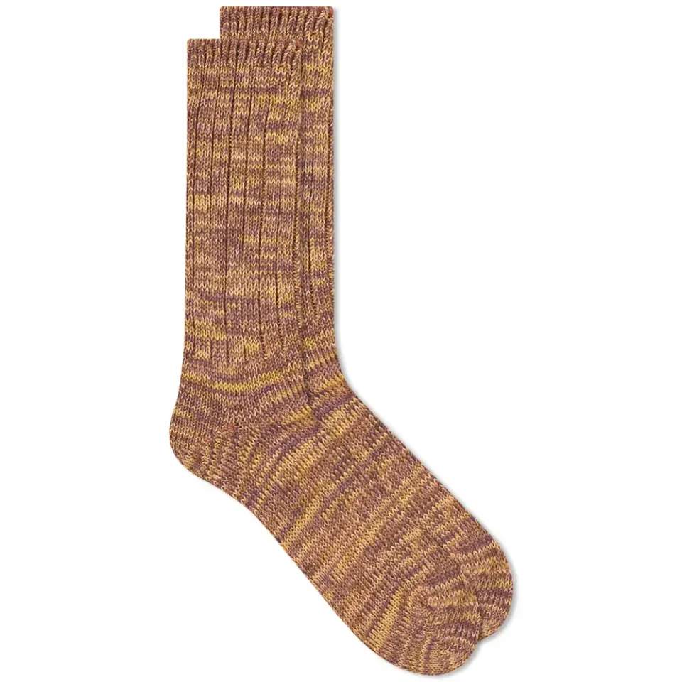5 Colour Mix Crew Sock