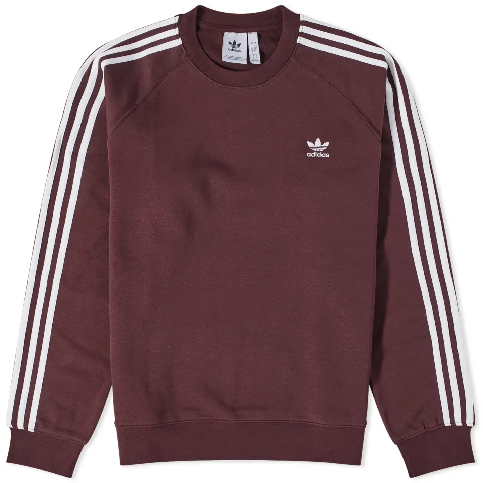 3 Stripe Crew Sweater