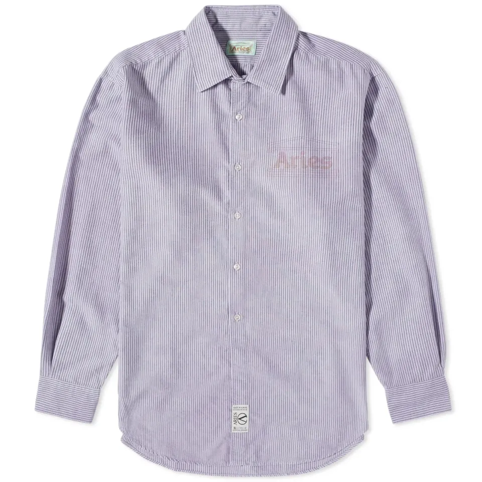 Over Dyed Oxford Stripe Shirt
