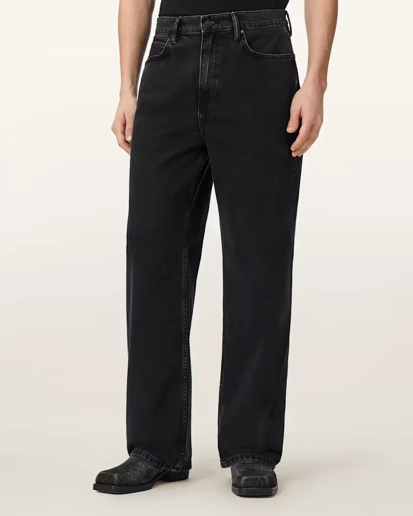 Lenny Loose Fit Wide Leg Denim Jeans